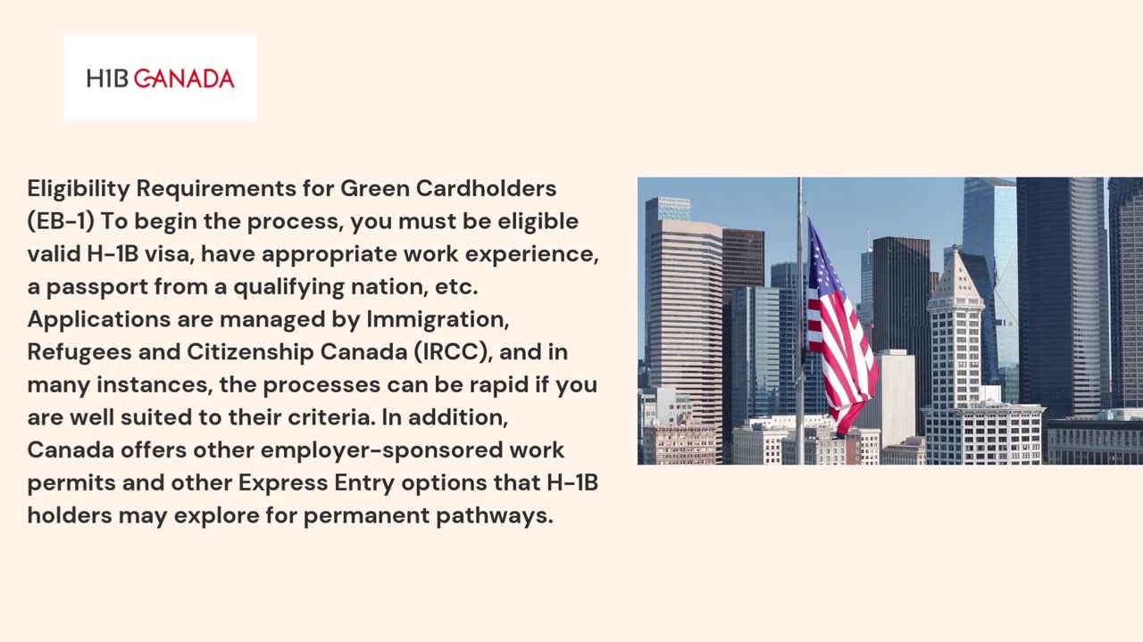 How H1B Visa Holders Can Move to Canada Fast