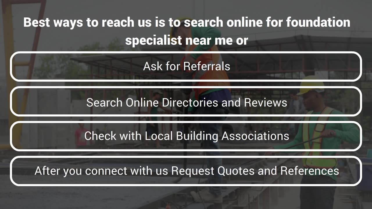 Where To Find A Foundation Specialist Near Me In Washington