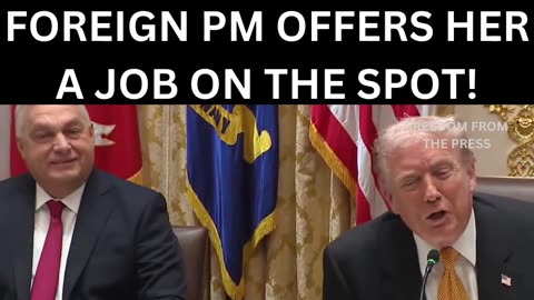 Leavitt Roasts Leftist Journo So Bad That Foreign Leader Tries Hiring Her on the Spot