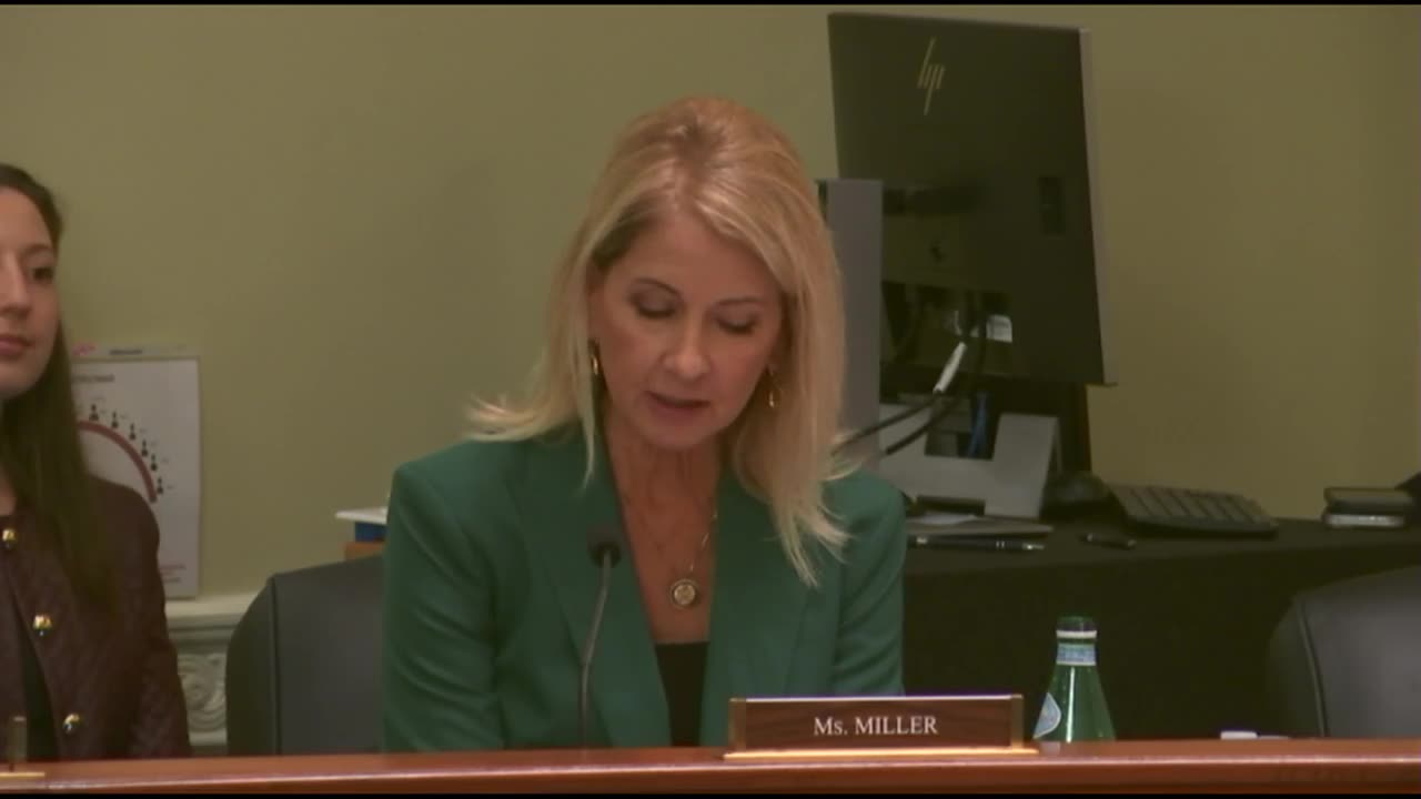 Rep. Miller questions witnesses at elections during natural disasters hearing