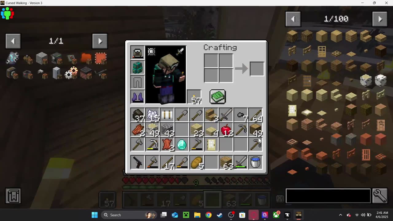 [Full Gameplay #128 - 2025] Minecraft: Cursed Walking - Season 2025(Ep10)