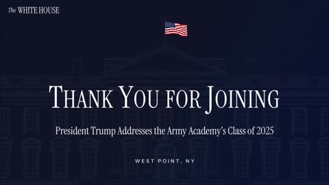 President Trump Addresses the Army Academy’s Class of 2025