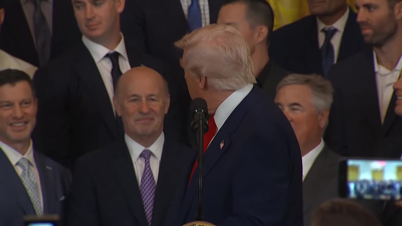 President Trump hosts the 2024 World Series champions, the LA Dodgers, at the White House