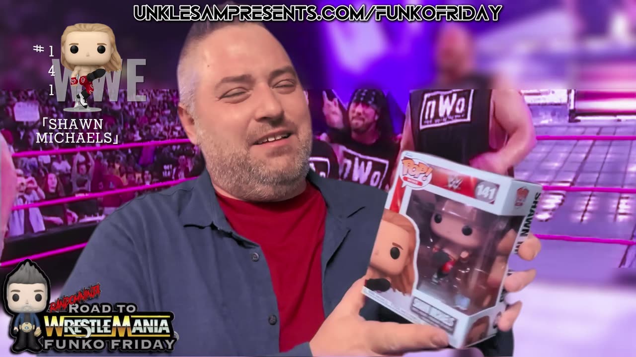 SHAWN MICHAELS on the weeks RANDOM NINJA'S FUNKO FRIDAY ROAD TO WRESTLEMANIA!!