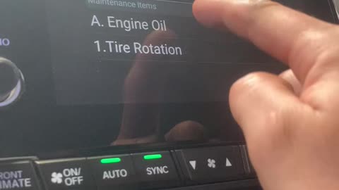 2018 Honda Odyssey - Maintenance Reset