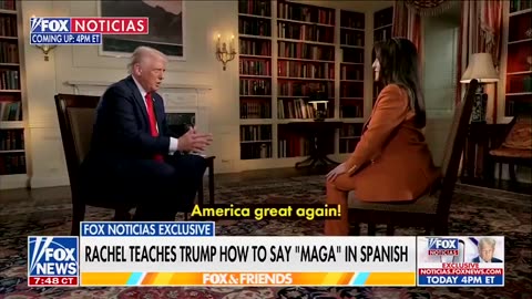 President Trump Learns To Say His Favorite Phrase In Spanish