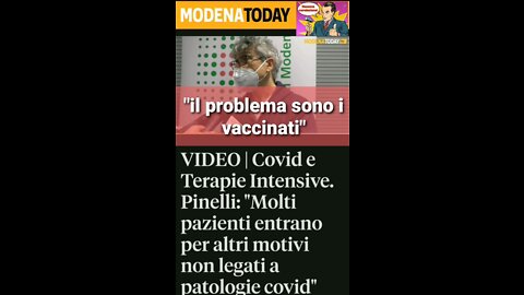 "Il problema sono i vaccinati" Direttore di Medicina Interna d'Urgenza Coordinatore della COVID