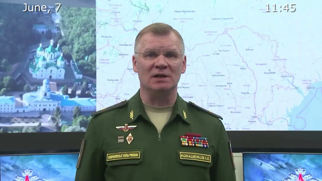 Briefing by Russian Defence Ministry - June 7th, 2022 (2/2)