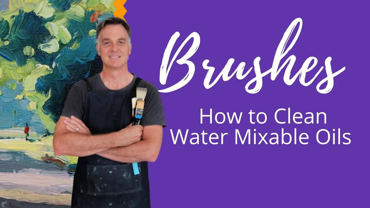 Pro Tips for BRUSH Cleaning Water Mixable Oils 🎨😯