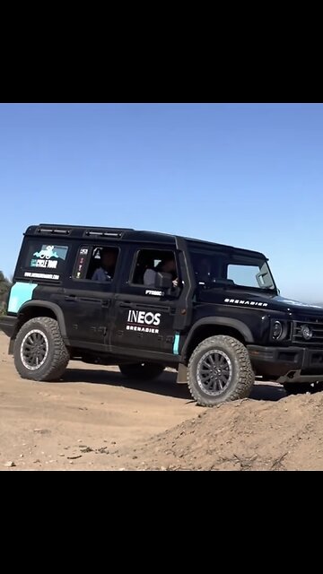 Ineos Grenadier off-road test