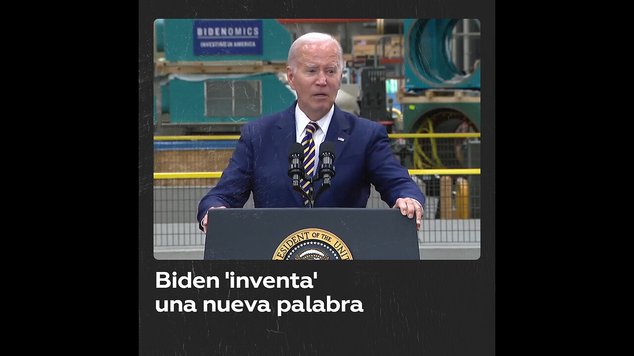 ‘Bipartfluxanicstructure’: Biden pierde la coherencia del habla durante su discurso
