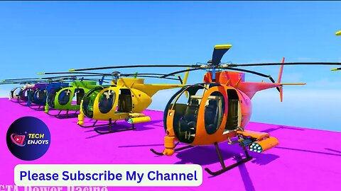 GTA V Mega Ramp Boats, Cars, Motorcycle with Trevor | Cartoon Challenge Vehicle 2024 #techenjoys
