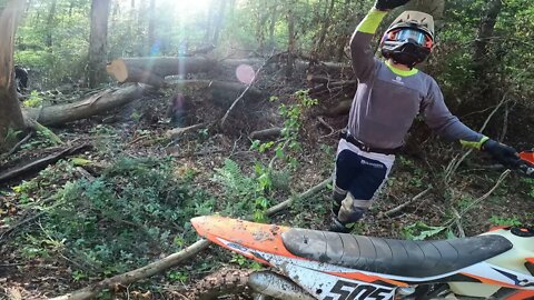 Looking for flow and ended up TRAIL BLAZING! (KX250)