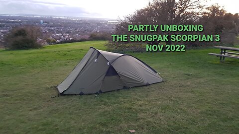 Let's unbox this outside. Snugpak scorpion 3. Nov 2022