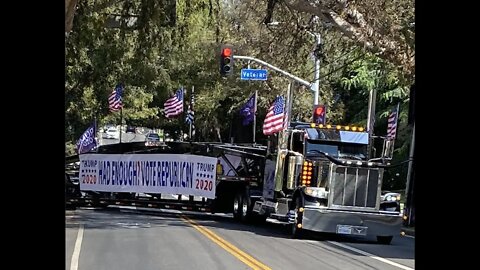 TRUMP RALLY WESTWOOD VILLAGE CA OCTOBER 18, 2020