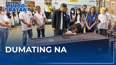 Labi ng OFW na si Marjorette Garcia na pinatay sa Saudi, dumating na sa Pilipinas