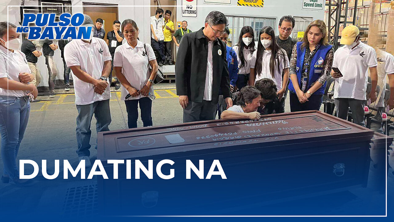Labi ng OFW na si Marjorette Garcia na pinatay sa Saudi, dumating na sa Pilipinas