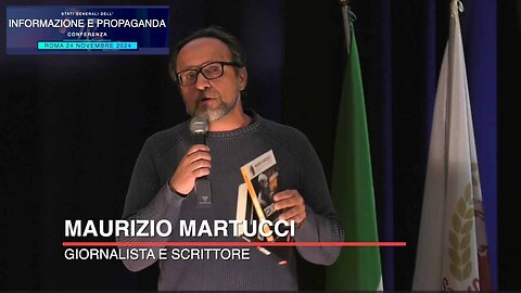 Conferenza Informazione e Propaganda: intervento di Maurizio Martucci, giornalista