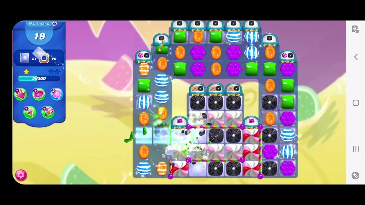 Level 4850 Super hard level - Candy Crush Saga