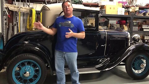 Ford Model A LED headlights vs. incandescent headlights