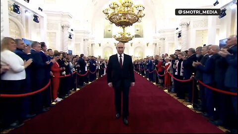 RUSSIA ROYAL KING EMPEROR PRESIDENT VLADIMIR PUTIN💜🇷🇺🪽👑🕌ENTERS GRAND KREMLIN PALACE🕌👑🇷🇺🏫⭐️