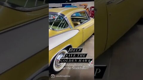 Help restore this 1958 Studebaker Golden Hawk at Mile Through Time Automotive Museum