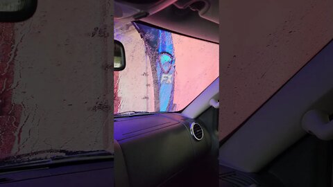 going through a car wash