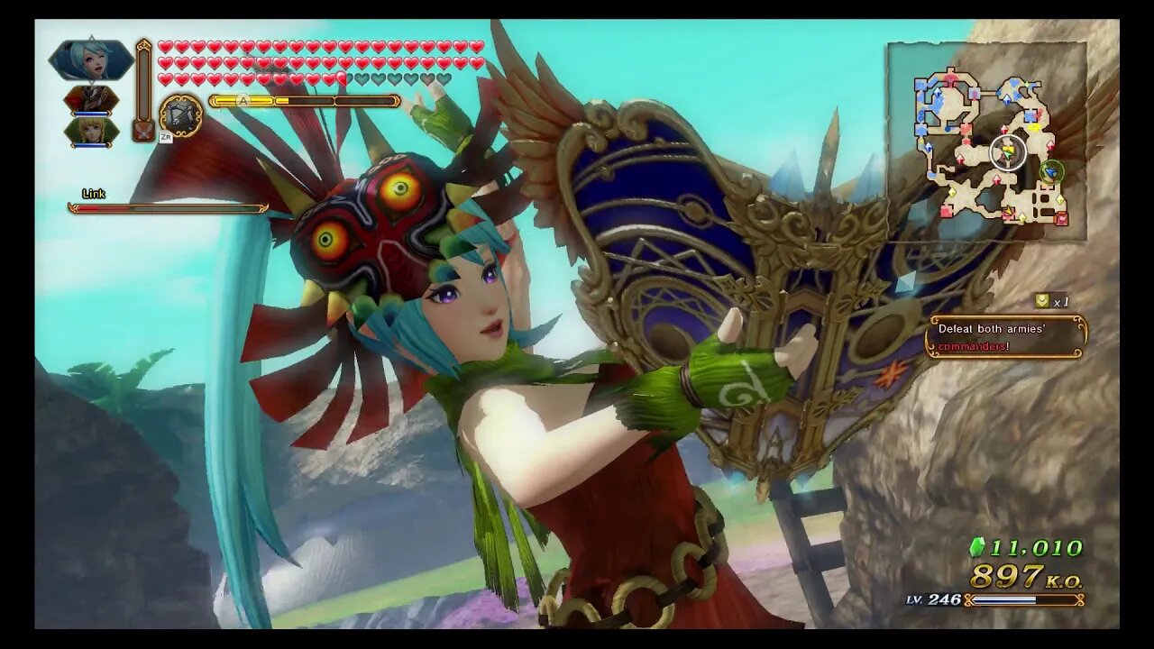 Hyrule Warriors Definitive Edition - Lorule Map - Square F1 (A Rank)