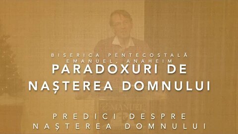 Paradoxuri de Nasterea Domnului