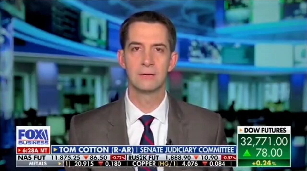 Sen Tom Cotton: We Need To Expose & Stop The China Lobby