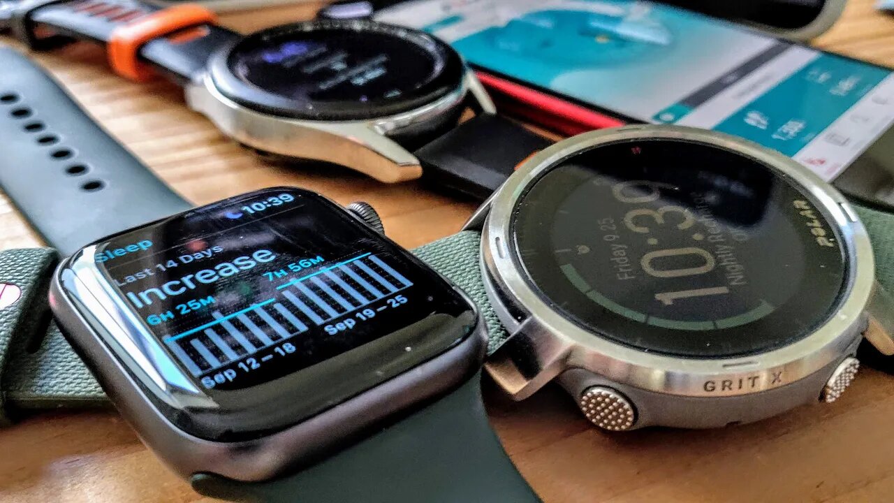 More Steps while Cycling with Gadgets... (Polar, Garmin, Samsung, and two Fitbits)
