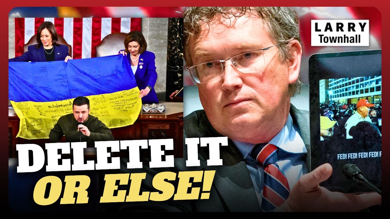 Thomas Massie THREATENED for Posting Video EXPOSING DEMOCRATS as UKRAINE SELLOUTS!