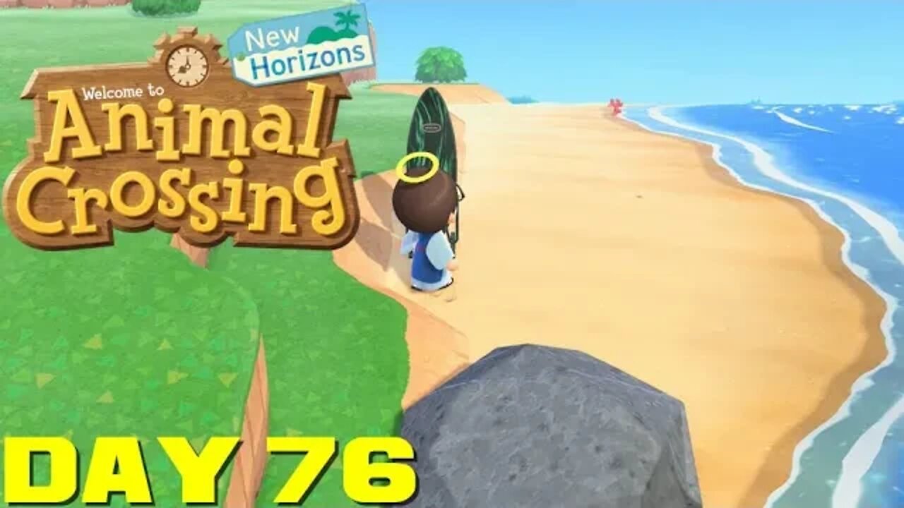 Animal Crossing: New Horizons Day 76 - Nintendo Switch Gameplay 😎Benjamillion