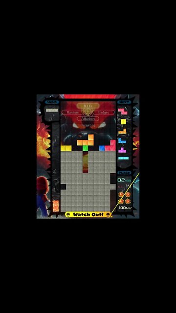 Tetris 99 - Downstacking From 20 to 3 For the Win!