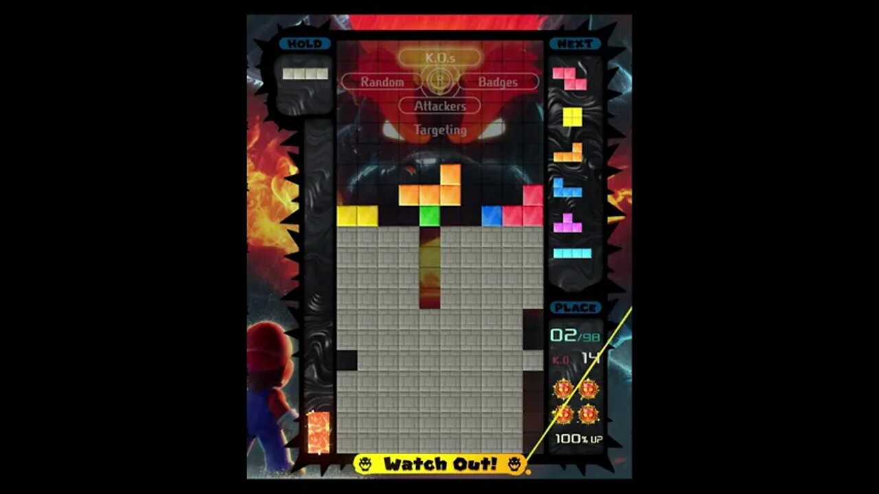 Tetris 99 - Downstacking From 20 to 3 For the Win!