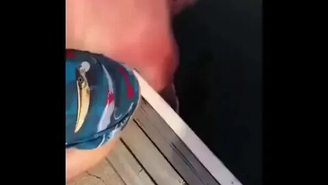 And thats why you dont stick your hand off the dock🤦‍♂️