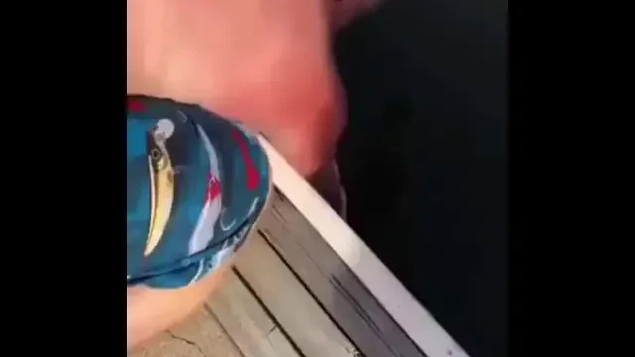 And thats why you dont stick your hand off the dock🤦♂️