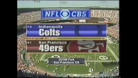 1998-10-18 Indianapolis Colts vs San Francisco 49ers