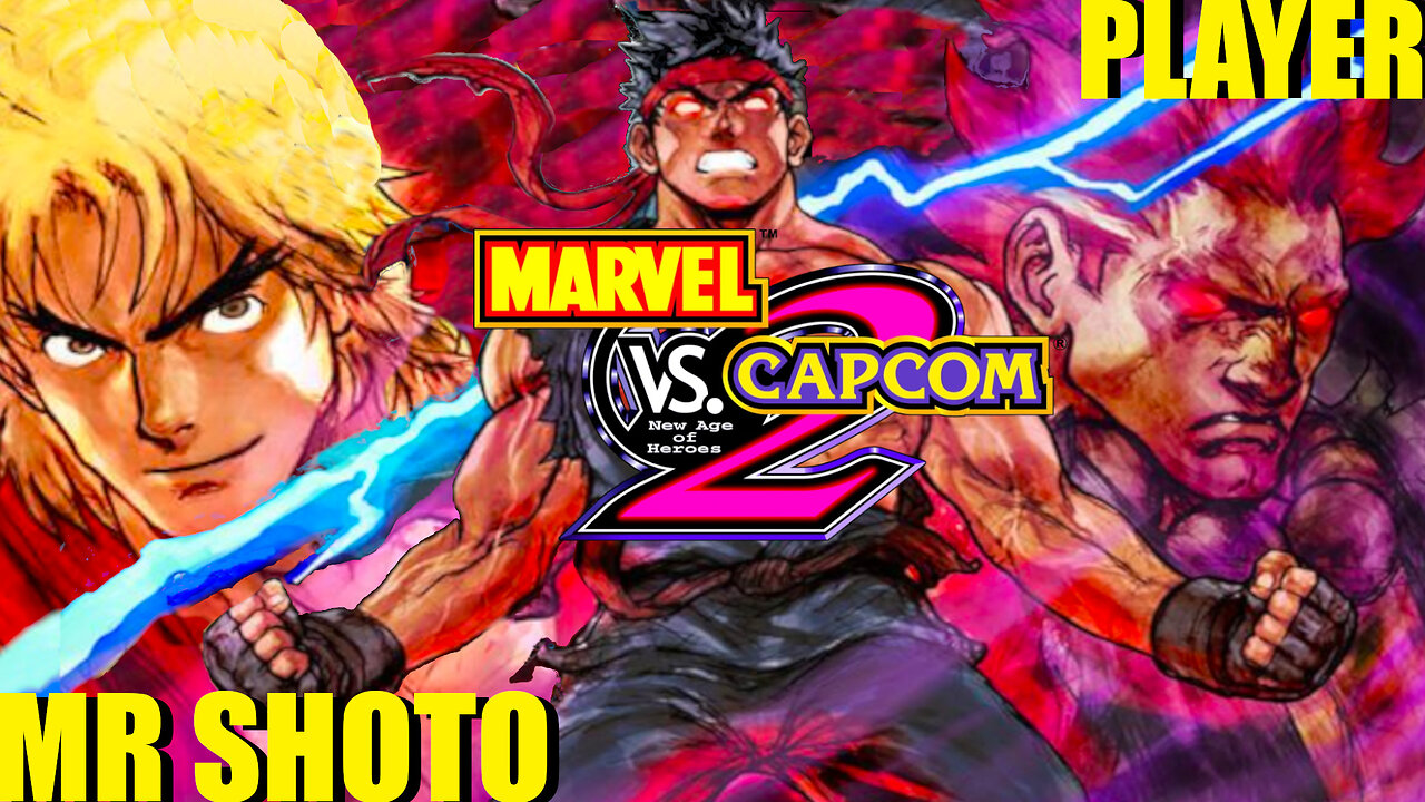 MvC2 Mvci Umvc3 MR SHOTO vs PLAYER pt 2