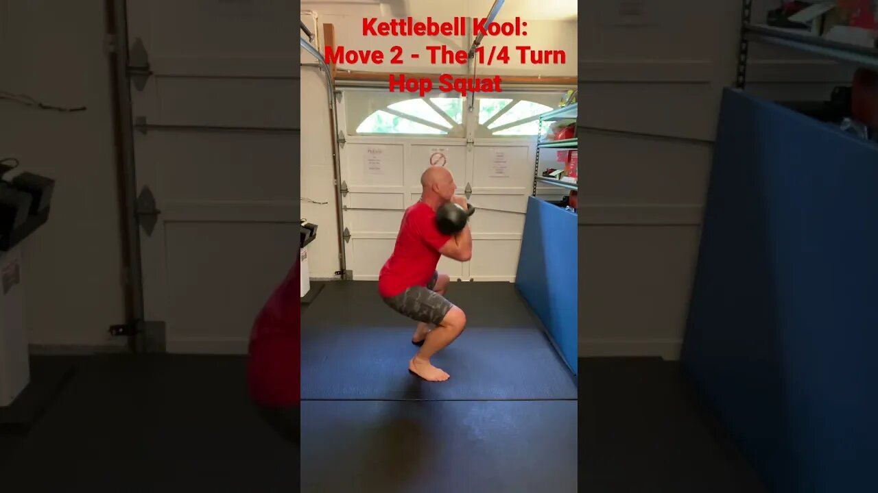 The Kettlebell 1/4 Turn Hop Squat. Part of Master Phil’s Kettlebell Kool series. @Master Phil