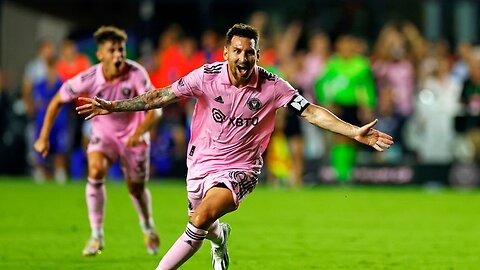 Lionel Messi inter Miami first debt match and first goal and iconic celebrate 🥅