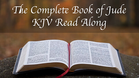 The Complete Book of Jude KJV Read Along