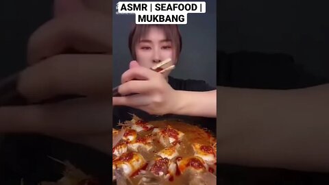 ⚫️Yummy ASMR MUKBANG Seafood Relaxing Eatingsound #shorts #asmr #mukbang