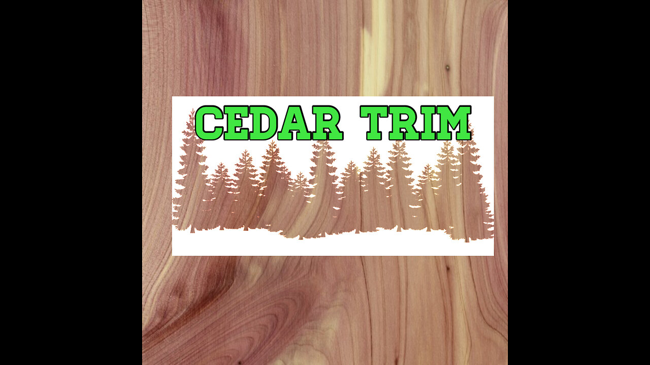 Cedar Window Trim