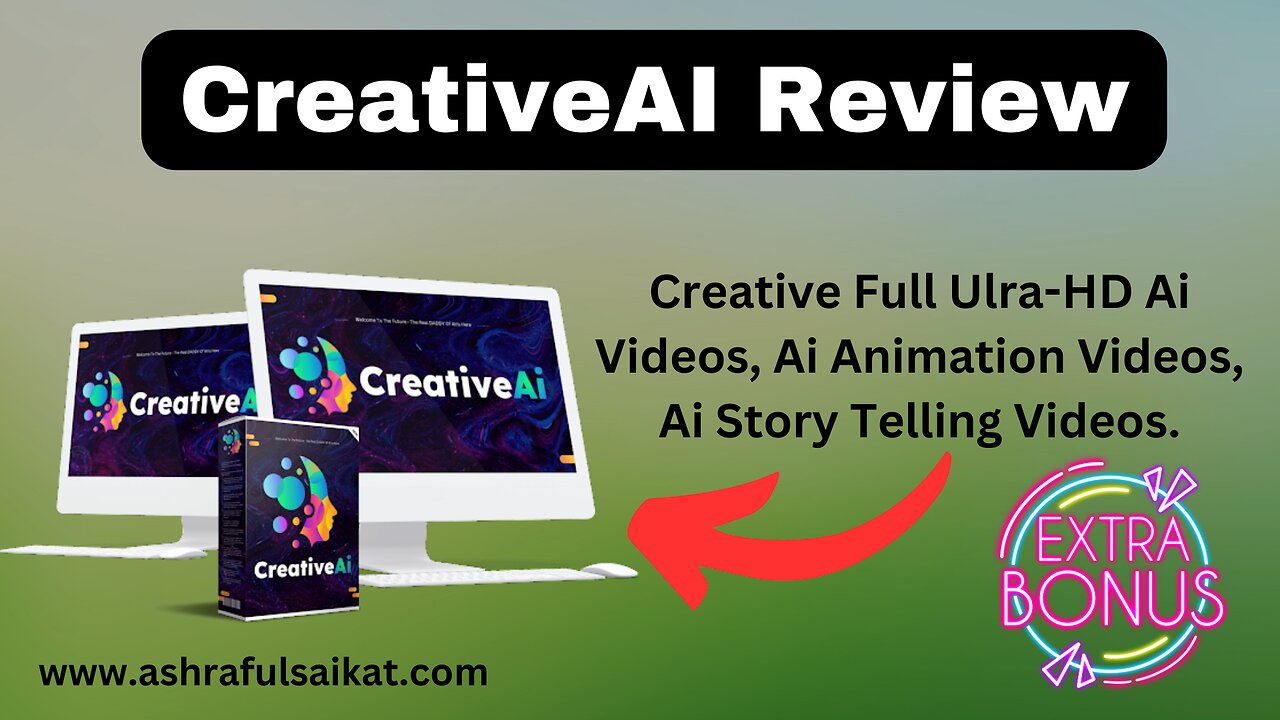 CreativeAI Review ⚠️ Full OTO Details + Bonus — (App By Akshat Gupta)
