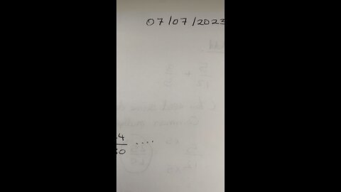 GCSE MATHEMATICS - Recap: Fractions