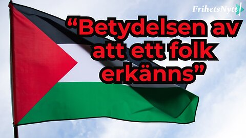 Historiska beskedet – Palestina erkänns av flera länder