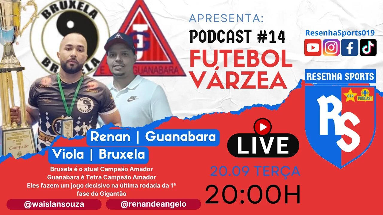 PODCAST #14 | VIOLA - BRUXELA | RENAN - GUANABARA | CLÁSSICO NO GIGANTÃO