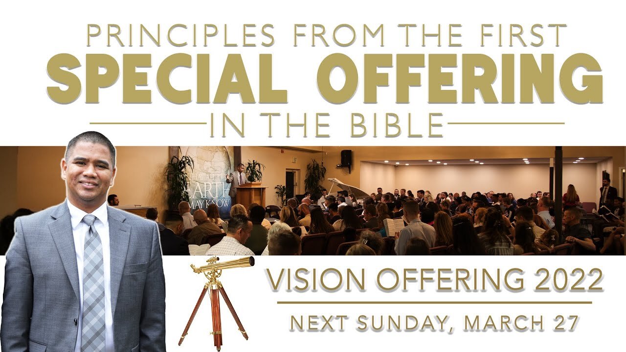 【 Principles From the First Special Offering in the Bible 】 Pastor Roger Jimenez