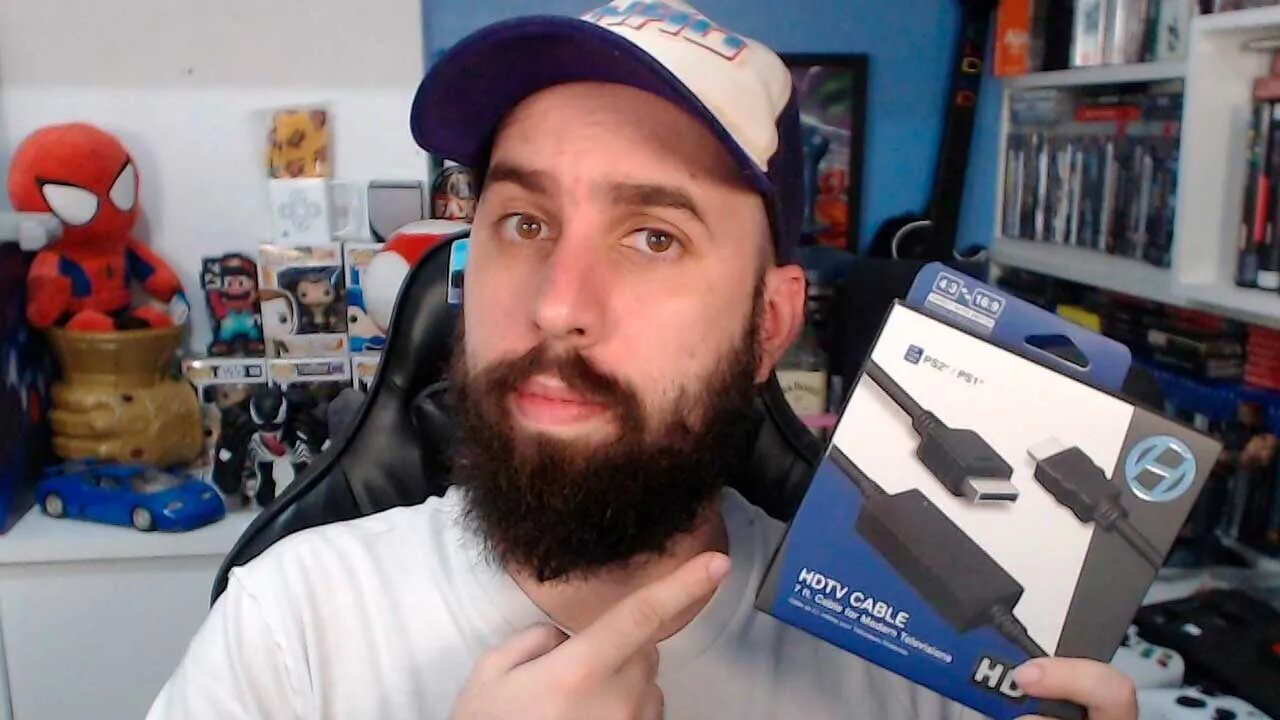 Novo cabo e adaptador HDMI para PS2 e PS1 da Hyperkin! Upscalling até 720p em 4:3 e 16:9!